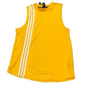 Adidas Athletics 3 Stripe Muscle T-Shirt-Small-NWT